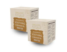 ORGANIC PETALS Detox Herbal Green Tea with Benifits of Cinnamon/Rich in Antioxidants/Hot Or Iced,cinnamon bark for Boosting Immunity and Balancing Body weight/15 Bags in Each Packet(Pack of 2),180gram