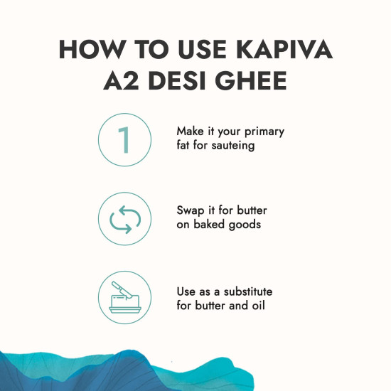 Kapiva A2 Desi Cow Ghee 500Ml | Bilona Method, Curd-Churned | Pure, Natural, Healthy | Grass-Fed Cultured Ghee + Organic Gulkand 300Gms (Rose Petal Jam) | 100% Natural | Sun-Cooked Damask Roses