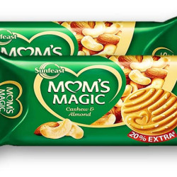 Sunfeast Mom's Magic Cashew & Almond 116g (pack of 2) Unique