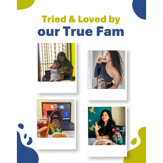 True Elements Multigrain Oats 500g - Jowar and Ragi | Oatmeal | Oats for Weight Loss | Millet Rich Breakfast | Healthy Breakfast | Rich in Fibre and Protein