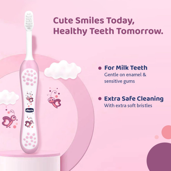 Chicco Toothbrush Pink 6M-36M