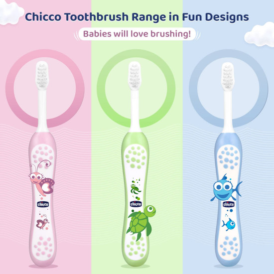 Chicco Toothbrush Pink 6M-36M