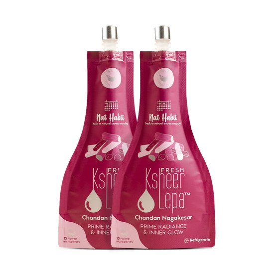 Nat Habit Chandan Nagakesar Face Pack | Pure Sandalwood & Raktha Chandan Powder Paste for Face Pack, Glow & Radiance | Clay Mask for Glowing Skin| Red & White Sandalwood Powder, 40g Nat Habit Chandan Nagakesar Face Pack | Pure Sandalwood & Raktha Chandan Powder Paste for Face Pack, Glow & Radiance | Clay Mask for Glowing Skin| Red & White Sandalwood Powder, 40g