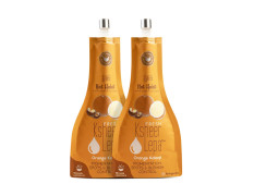 Nat Habit Orange & Kalonji Ksheer Lepa | Orange Peel Powder Face Pack for Pigmentation, Spots & Blemishes | Face Mask Powder for Women & Men | Natural Facial Mask & Skincare, Pack of 2 X 40g