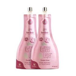 Nat Habit Gulab Khus Face Pack - Ksheer Lepa Face Mask | Rose Powder & Clay Mask for Open Pores, Pimples, Acne & Skin Tightening with Rose Petal Powder | Natural Face Pack, 40g each