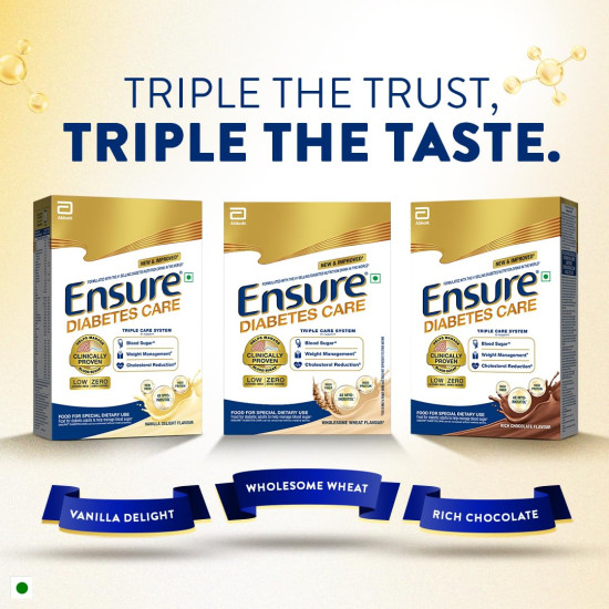 Ensure Diabetes Care Vanilla 1900gm|Support Blood Sugar, Weight Management, Cholestrol Reduction |High Protein, High Fibre, 4 Myo-inositol |Zero Added Sucrose