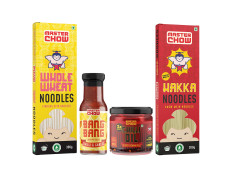 MasterChow Spicy Chowmein Pack - Extra Spicy 2x Chilli Oil Dip with Healthy Whole Wheat Noodles, Hakka Noodles & Bang Bang Chilli Garlic Cooking Sauce | Street Style Chowmein in 10 minutes |