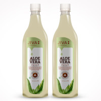 Jiva Aloe Vera Juice - 1000ml (Pack of 2) | For Adults Boosts Immunity and Digestion | Natural for Skin Care | No Added Sugar | Ayurvedic Health Juice
