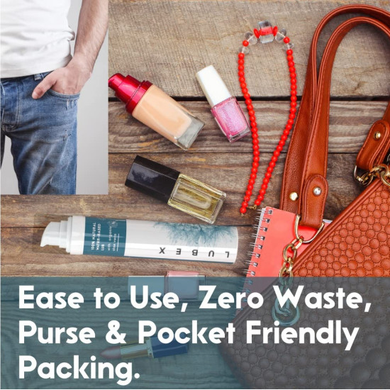 Lubex Natural Lubricant Gel (Water-Based) Natural Lube with Aloe Vera for Her, Him & Couples - Vanilla Flavour - 50gm