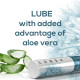 Lubex Natural Lubricant Gel (Water-Based) Natural Lube with Aloe Vera for Her, Him & Couples - Vanilla Flavour - 50gm