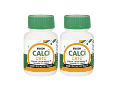 Bakson Calci Care Tablet | Helps Maintains Bone Health, Muscle Strength, Nerve Conduction & Proper Circulation WIth Vitamin D3 | For Building Immunity 30 Tab (Pack of 2)