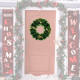 HOME GENIE Christmas Wreath for Door and Decoration | Wreath Rings for Decoration | Wreath Decoration for Xmas | Wreath Decoration Item - Pack of 2 (Green)
