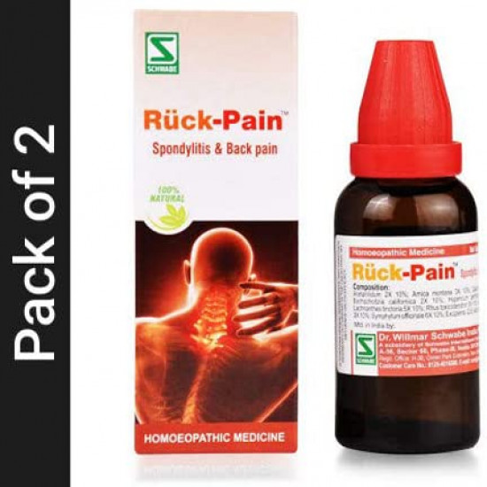 Dr Willmar Schwabe India Ruck-Pain - 30 ML |Pack of 2|