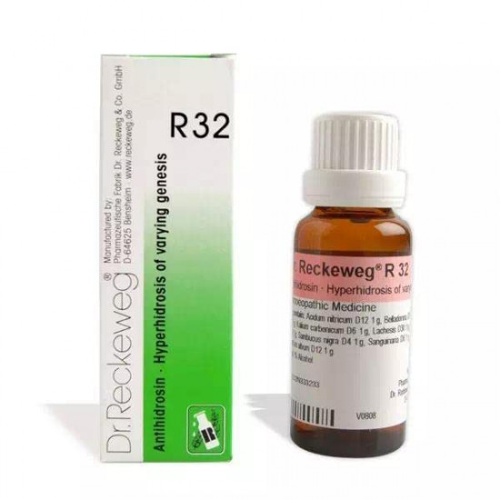 DR RECKEWEG R 32 HYPERHIDROSIS 22 ML RECKEWEG