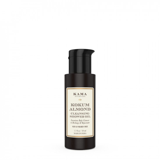 Kama Ayurveda Kokum Almond Cleansing Shower Oil - 50ML