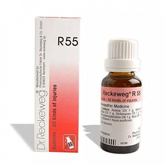 DR RECKEWEG R 55 ALL KIND OF INJURIES 22 ML RECKEWEG