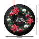 Webelkart® Premium Merry Christmas and Happy New Year Printed Wall Hanging/Front Door Hanging for Home and Christmas Decorations Items