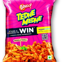 Bingo Tedhe Medhe Masala Tadka 45g