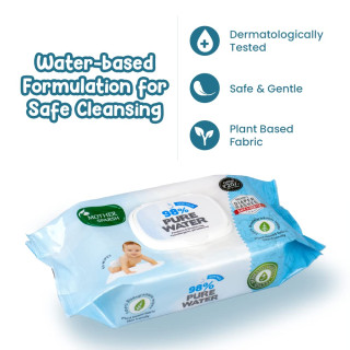 Mother Sparsh 98% Water Based Baby Wipes Gentle Safe Bazaar5