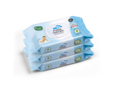 Mother Sparsh 98% Water Based Baby Wipes I Wet wipes made with Plant Fabric I 60 Pcs (Combo Offer Pack of 3)