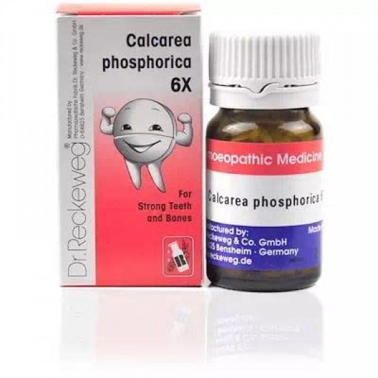Dr. Reckeweg Calcarea Phosphorica Biochemic Tablet 6X | Supports Strong Teeth & Bones | For Pain Relief