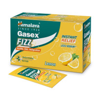 Himalaya GASEX FIZZ - Instant Relief from Acidity & Gas (Lemon, Pack of 25)
