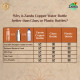 Zandu Copper Bottle (950ml): 100% Pure Copper |BPA Free Water Bottle | Copper Infused Water | Leak Proof | Office Bottle | Boosts Immunity| Supports Digestive & Liver Health | Ayurveda Inspired
