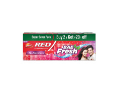 Dabur Red Bae Fresh Gel - 300gm (150gm*2) | Fights Bad Breath, Cavity Germs and Plaque | 12hr Freshness | Activ Germ-Kill formula