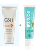 Clear Activ Pimple Control Face Wash 100ml & G&H Body Lotion 60ml combo