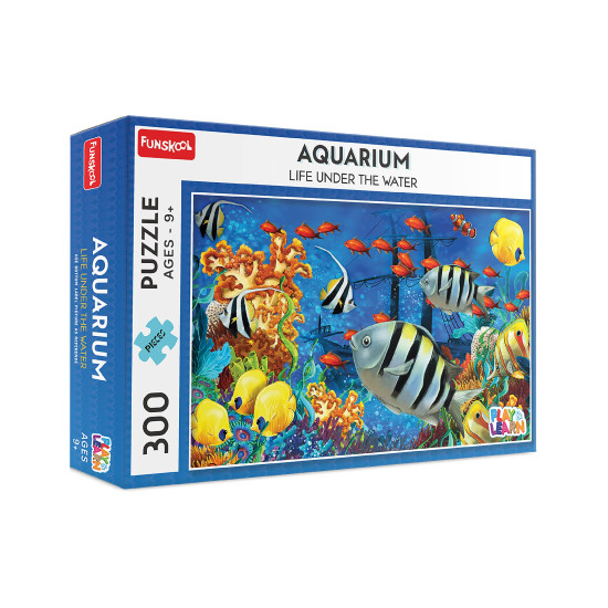 Funskool-Acquarium,Educational,300 Pieces,Puzzle,for 9 Year Old Kids and Above,Toy