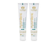 Maharishi Ayurveda Ayurdent Mild Herbal Ayurvedic Toothpaste - All Natural | 21 Ayurvedic herbs| Whitens & Strengthens Teeth | Helps fight Plaque, Tartar, Cavity, & Bad Breath| 75 ML Pack of 2