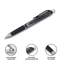 uni-ball Gel Imapct RT UMN-152S 1.0mm Retractable Rollerball Pen | Black Ink, Pack of 3
