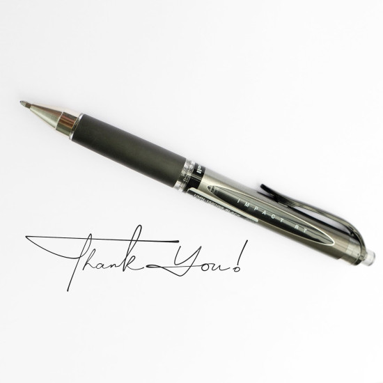 uni-ball Gel Imapct RT UMN-152S 1.0mm Retractable Rollerball Pen | Black Ink, Pack of 3