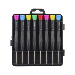 Spartan Screwdriver Set | 8 In 1 - SW-6308A Multicolor | Professional Multi-Function Laptop Compatible with iPhone Android Computer Standard Screwdriver Set | Pack of 8