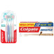 Colgate Gentle Enamel Ultra Soft Bristles Manual Toothbrush for adults, 4 Pcs & Colgate Sensitive Toothpaste with Clove Oil, for Sensitivity Relief, 160g,