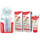 Colgate Kids Anticavity Toothpaste for 3-5 Years, 160g (80g x 2), Natural Strawberry Flavour, 0% Artificial Substances & Colgate Gentle Enamel Ultra Soft Bristles, 4 Pcs (Buy2 Get 2),Multicolor Colgate Kids Anticavity Toothpaste for 3-5 Years, 160g (80g x 2), Natural Strawberry Flavour, 0% Artificial Substances & Colgate Gentle Enamel Ultra Soft Bristles, 4 Pcs (Buy2 Get 2),Multicolor