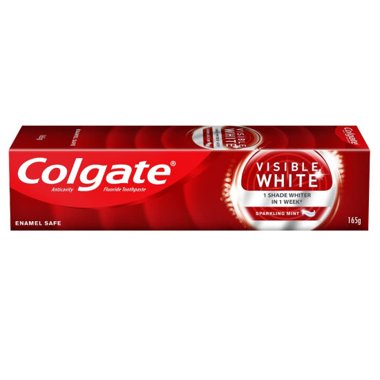 Colgate Gentle Enamel Ultra Soft Bristles Manual Toothbrush for adults, 4 Pcs & Colgate Visible White Teeth Whitening Toothpaste, Protects Enamel, Removes Stains, With Whitening Accelerators, 165g