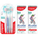 Colgate Kids Anticavity Toothpaste 6-9 Years, 160g (80g x 2), Natural Strawberry Mint Flavour, 0% Artificial & Colgate Gentle Enamel Ultra Soft Bristles, 4 Pcs (Buy2 Get 2),Multicolor