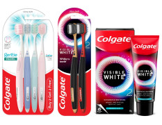 Colgate Visible White O2 Teeth Whitening Toothpaste & Toothbrush Combo - Ultra Soft Bristles