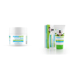 Milky Soft Diaper Rash Cream for Babies – 50g & Mamaearth Milky Soft Natural Baby Face Cream for Babies, For All Skin Types 60 g