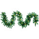 Forty Wings 9 Ft/Feet Green Pine Christmas Tinsel Christmas Garlands Ribbon for New Year Xmas Gifts Ornaments, String Garlands, Home Office Railing Decor