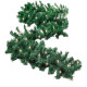 Forty Wings 9 Ft/Feet Green Pine Christmas Tinsel Christmas Garlands Ribbon for New Year Xmas Gifts Ornaments, String Garlands, Home Office Railing Decor