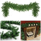 Forty Wings 9 Ft/Feet Green Pine Christmas Tinsel Christmas Garlands Ribbon for New Year Xmas Gifts Ornaments, String Garlands, Home Office Railing Decor