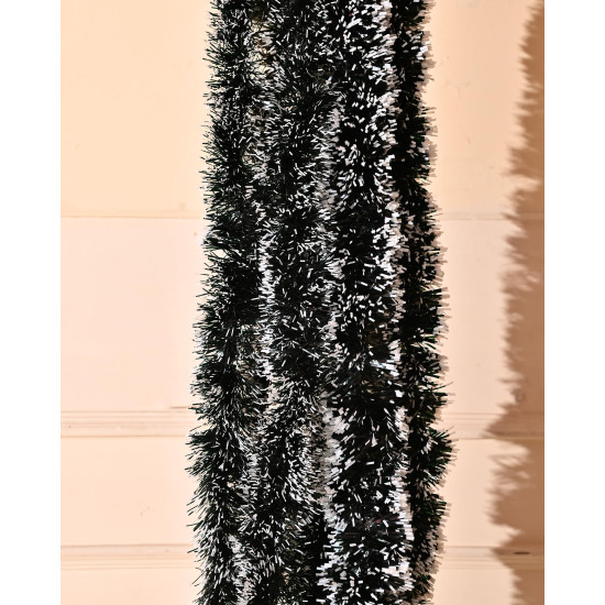 CraftVatika Set of 3 Snow Garland for Christmas Tree Decoration Ornaments Tinsel Snow Garlands for Xmas Home - Christmas Decorations Items Home Office Railing Decor Xmas Gift Hanging - (6 Ft Length)