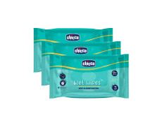 CHICCO Wet Wipes 216PCS(72PCS X 3 Packs)