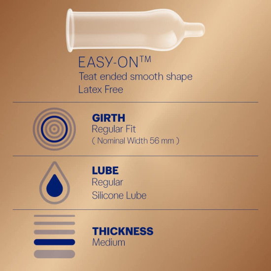 Durex Real Feel Condoms for Men - 3 Count | Latex Free