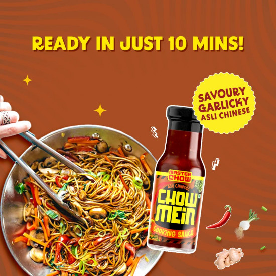 MasterChow Indo-Chinese Chowmein Sauce - Noodle Cooking Sauce | 220gms