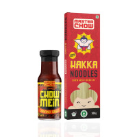 MasterChow Chowmein Noodle Pack: Indo-Chinese Chowmein Sauce with Hakka Noodles | All Natural Ingredients | Made in Small Batches | Get Street Style Chowmein in Just 10 Minutes