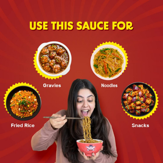 MasterChow Chowmein Noodle Pack: Indo-Chinese Chowmein Sauce with Hakka Noodles | All Natural Ingredients | Made in Small Batches | Get Street Style Chowmein in Just 10 Minutes