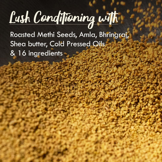 Nat Habit Wide Wooden Kacchi Neem Comb & Neem Bhringraj Hair NutriMask For Hair Growth, Hairfall Control & Hair Smoothening (Combo Pack of 3)